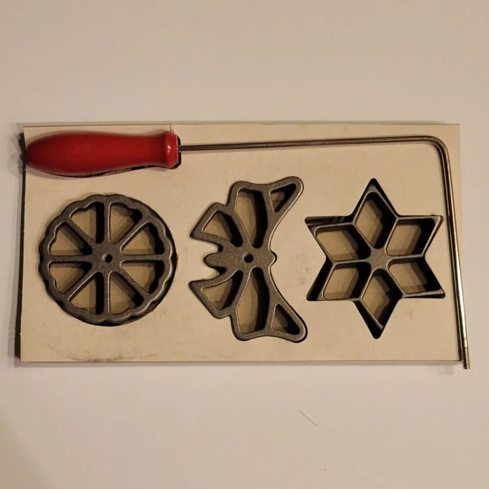 VTG West Germany Waffelbäckerei Waffle Mold Set w/ Box – Mid Century Pastry Iron